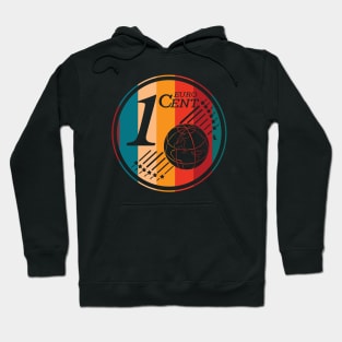 One cent Euro coin Hoodie